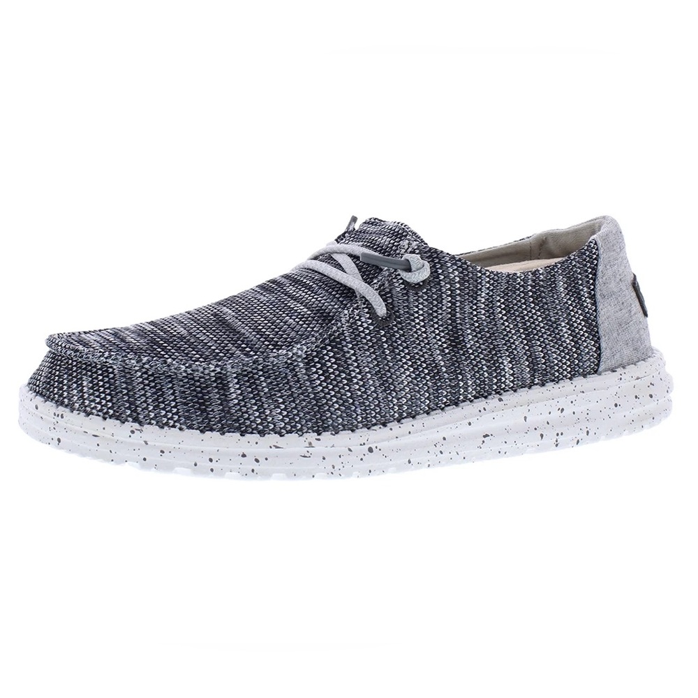 Hey Dude Wendy Sox Gray Slip On Shoes Sz 7